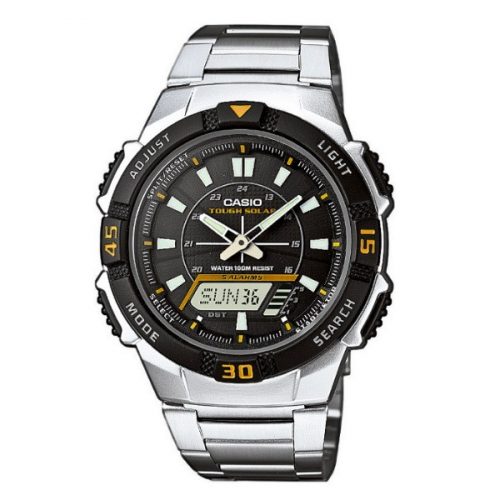 Pánske hodinky Casio Collection AQ-S800WD-1EVEF, strieborné/čierne