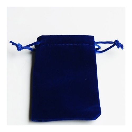  Šnúrová látková taška, modrá